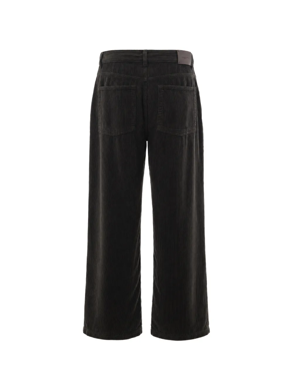 Paolo Pecora straight-leg corduroy trousers Grijs