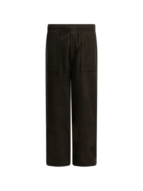 Maison Kitsuné patch-pocket straight-leg track pants