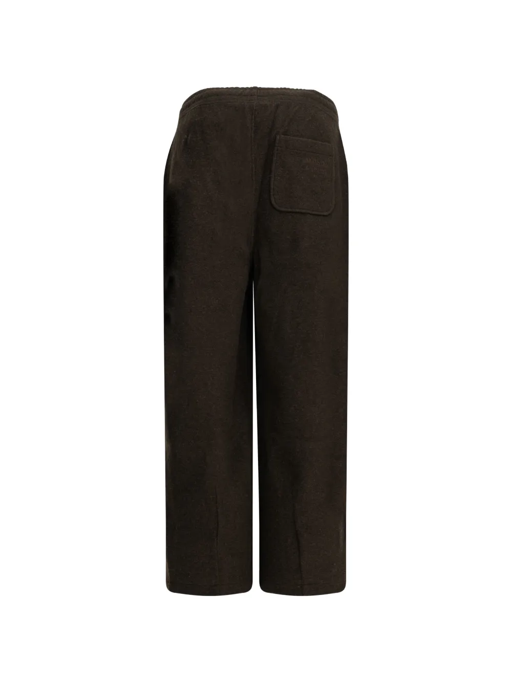 Maison Kitsuné patch-pocket straight-leg track pants Bruin