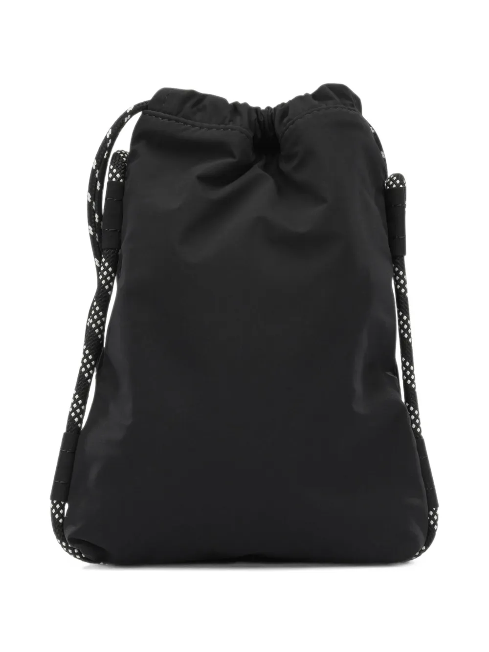 Moncler Grenoble Makaio logo-patch drawstring cross body bag Zwart