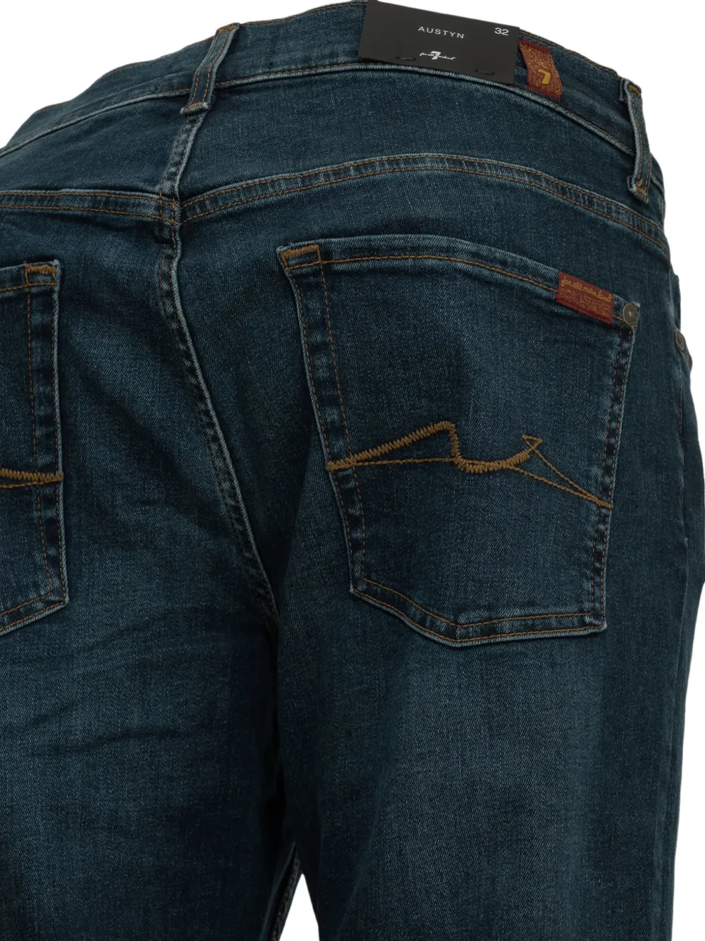 7 For All Mankind Austyn straight-leg jeans Blauw