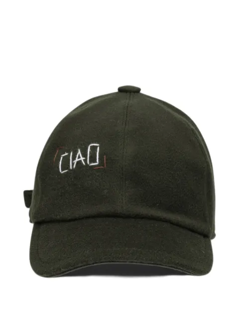 THE HAT GANG embroidered wool baseball cap