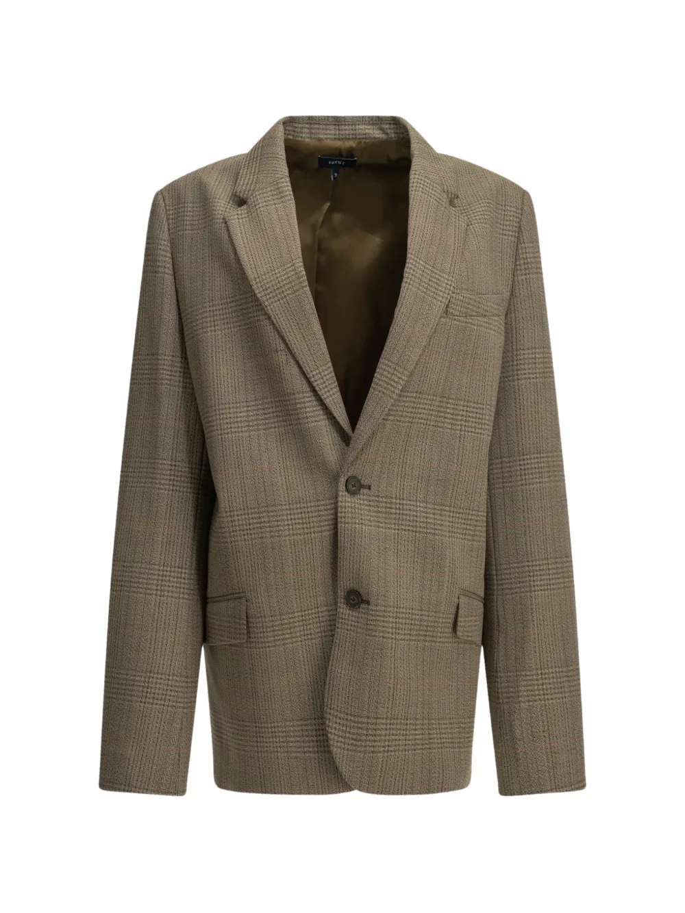 Soeur Hermosa check-pattern blazer - Braun