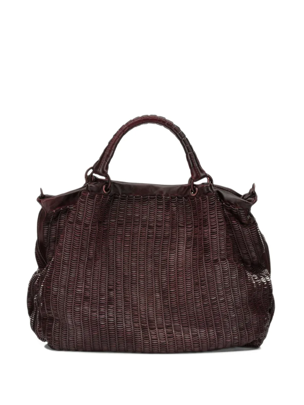 Reptile's House woven leather tote bag - Rouge Reptile's House woven leather tote bag - Rouge