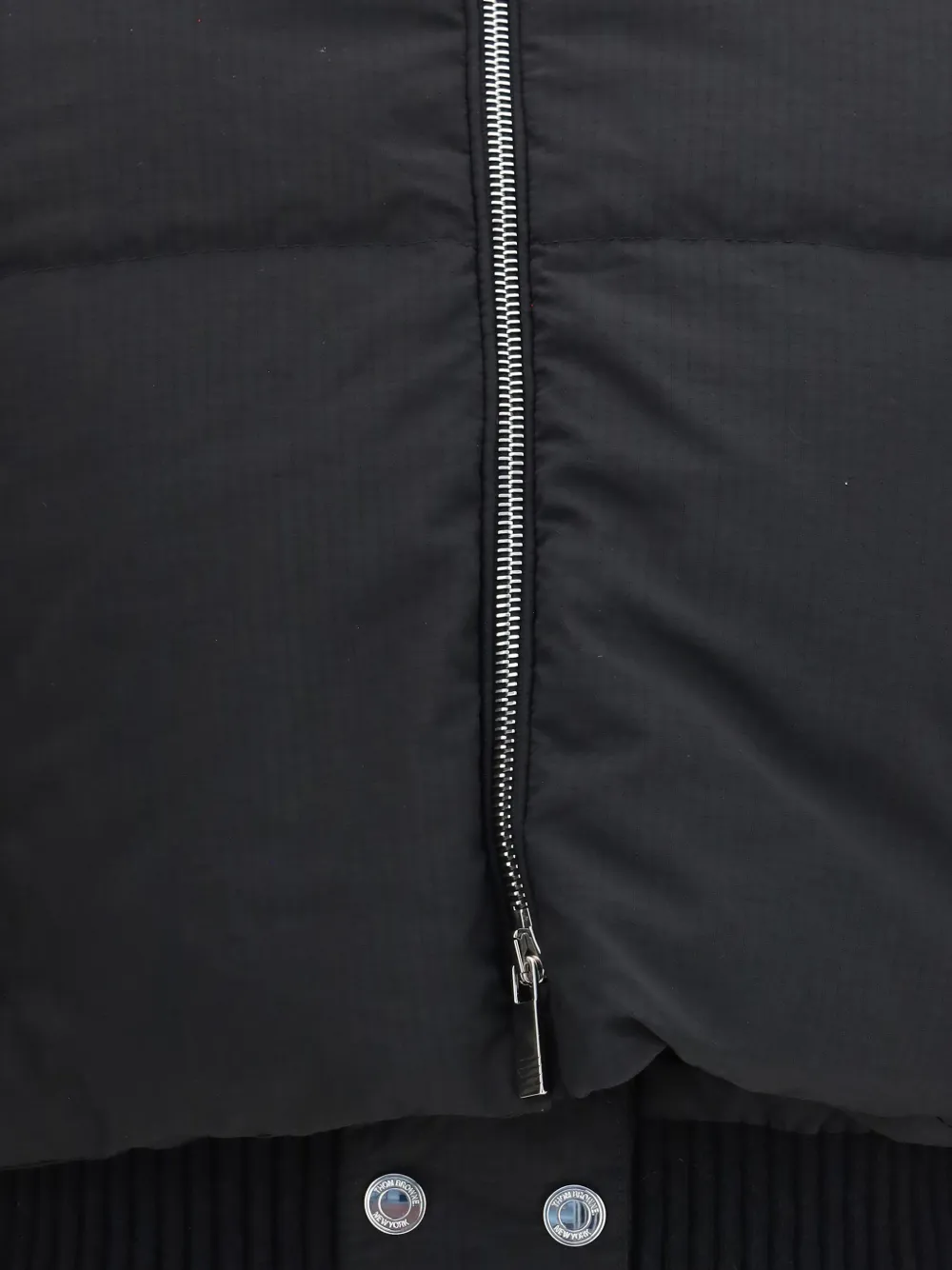 Thom Browne zip-fastening long-sleeve jacket Zwart