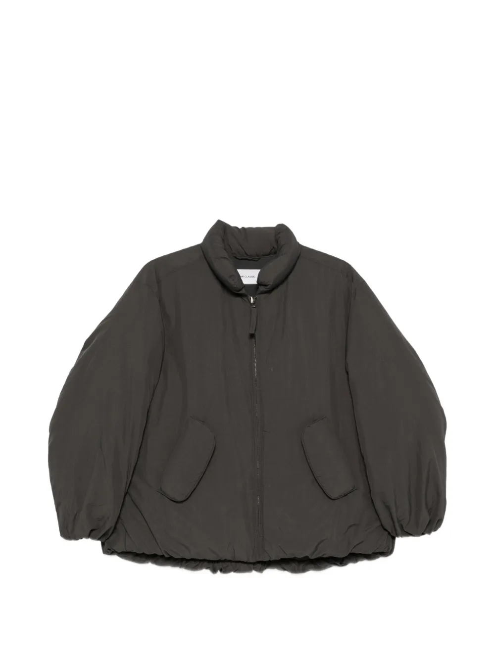 Low Classic high-neck puffer jacket - Grau