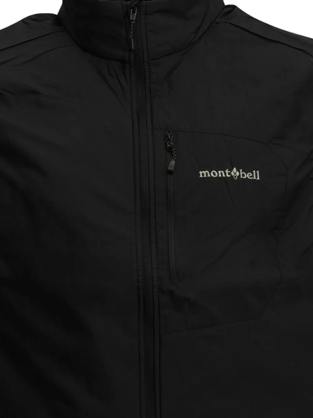 Montbell EX Light Thermawrap zip-up logo-print gilet Zwart