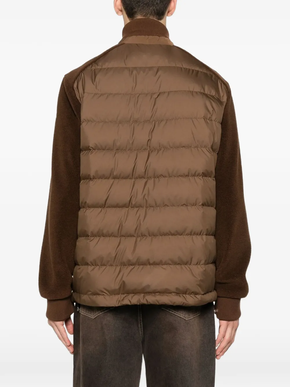 Moncler quilted fleece jacket Bruin