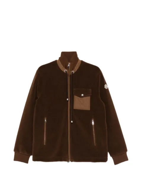 Moncler quilted fleece jacket