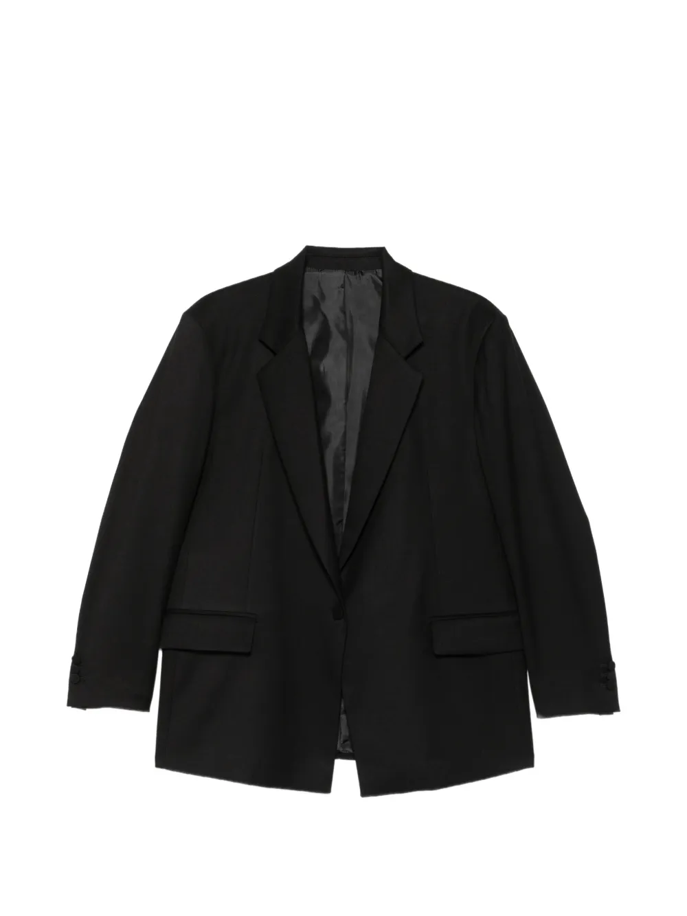 MARSEM single-breasted notched-lapels blazer - Schwarz
