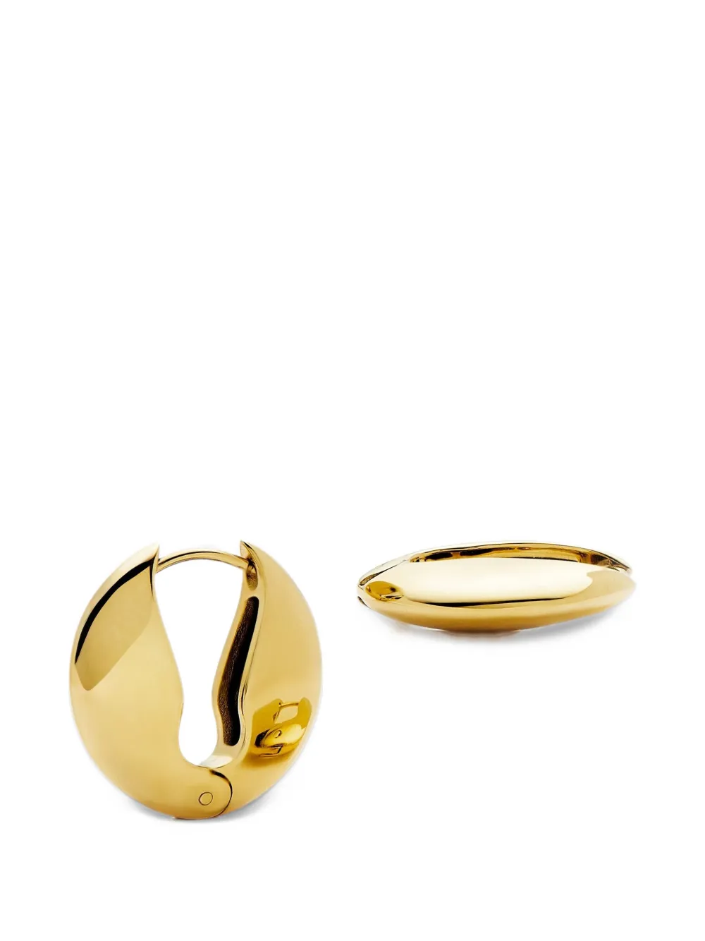 Missoma hinged pebble hoop earrings - Oro