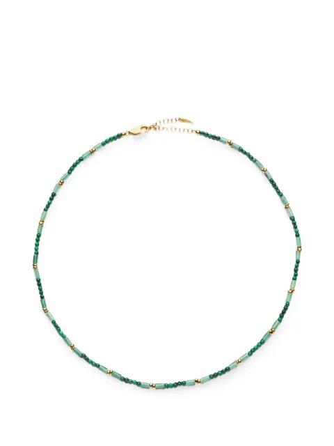 Missoma beaded malachite aventurine necklace