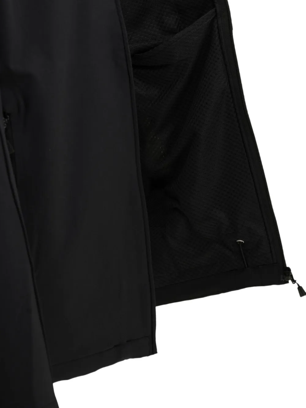 Montbell Climapro 200 hooded zip-up jacket Zwart