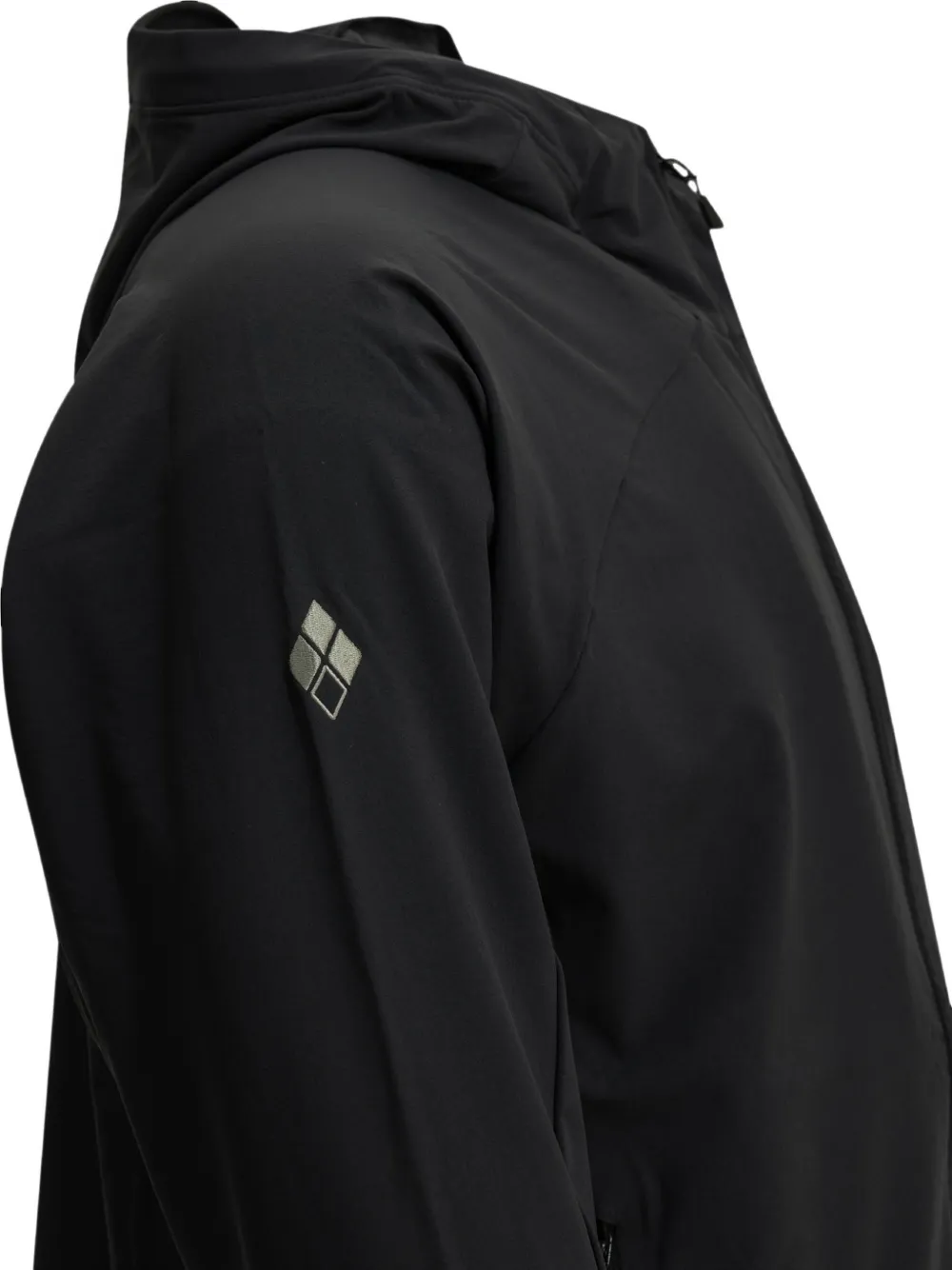 Montbell Climapro 200 hooded zip-up jacket Zwart