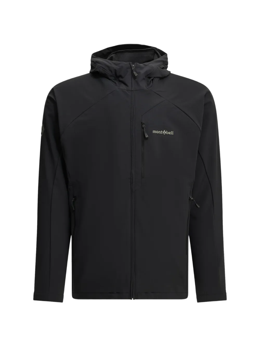 Montbell Climapro 200 hooded zip-up jacket - Schwarz