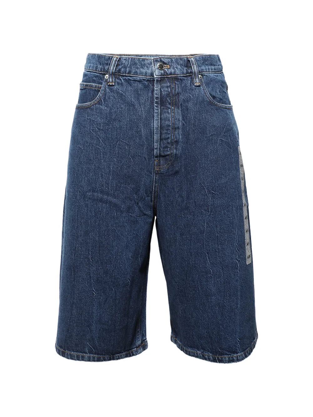 Alexander Wang low-rise flasher-detail shorts - Bleu Alexander Wang low-rise flasher-detail shorts - Bleu