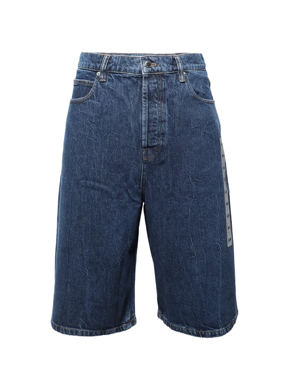 Alexander Wang low-rise flasher-detail shorts Blauw