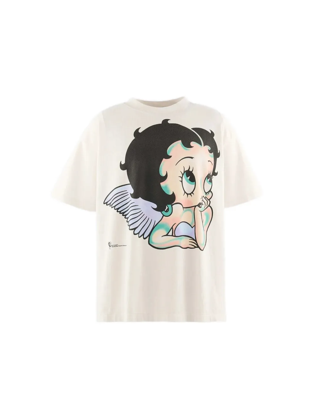 SAINT MXXXXXX x Betty Boop angel-print t-shirt Wit