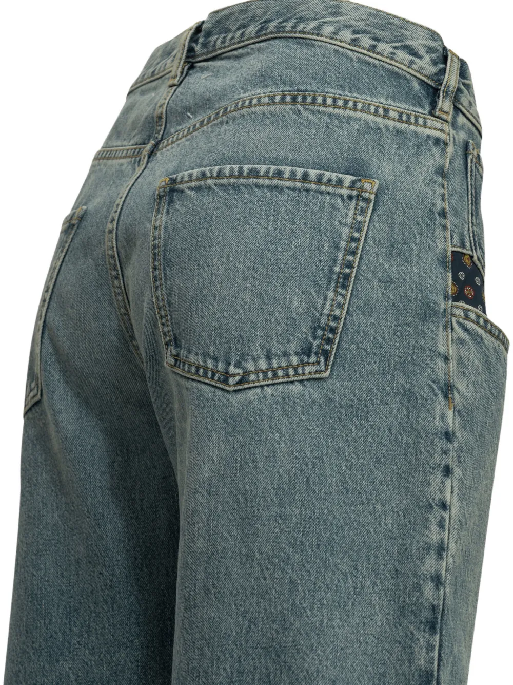 Maison Margiela pocket square jeans Blauw