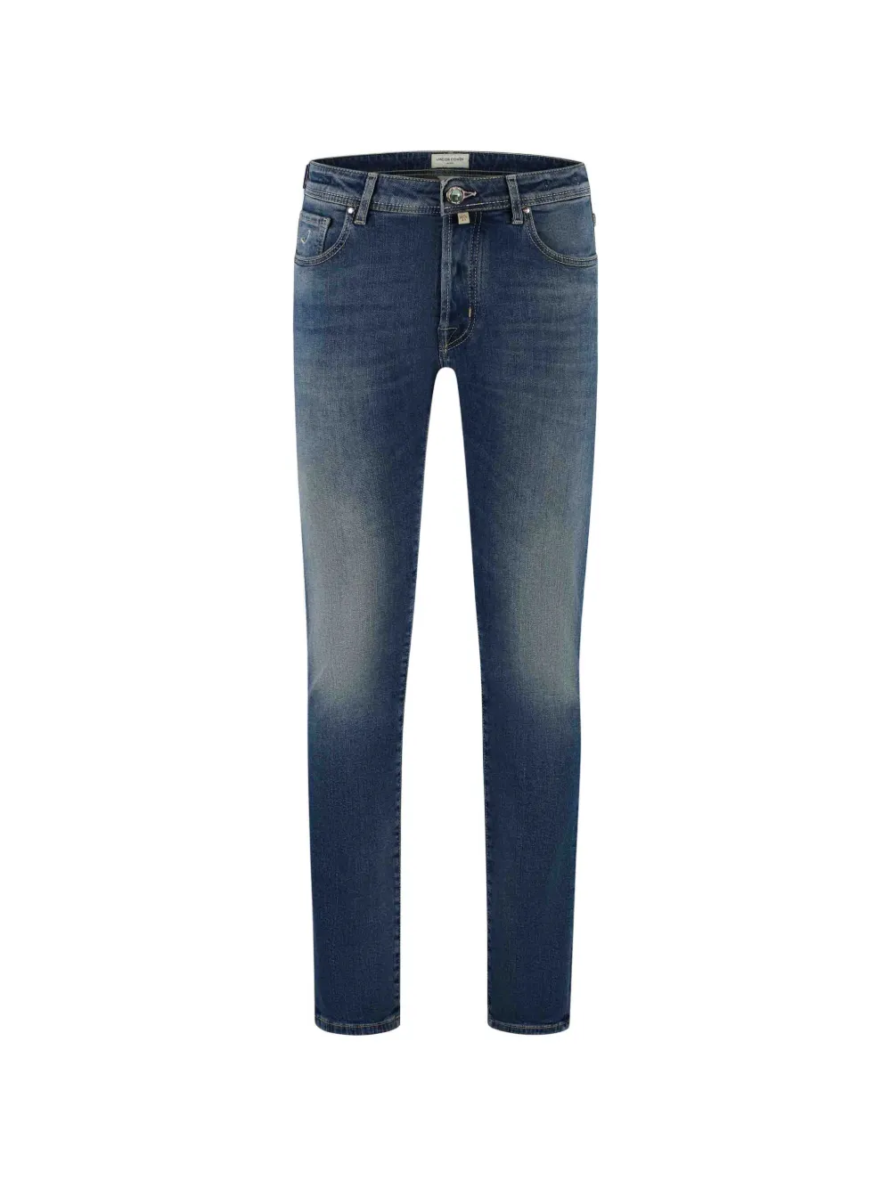 Jacob Cohën faded slim-fit jeans - Blu