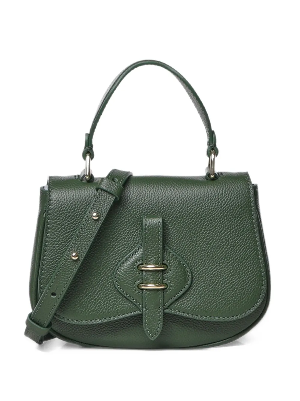 Coccinelle mini grained shoulder bag - Verde