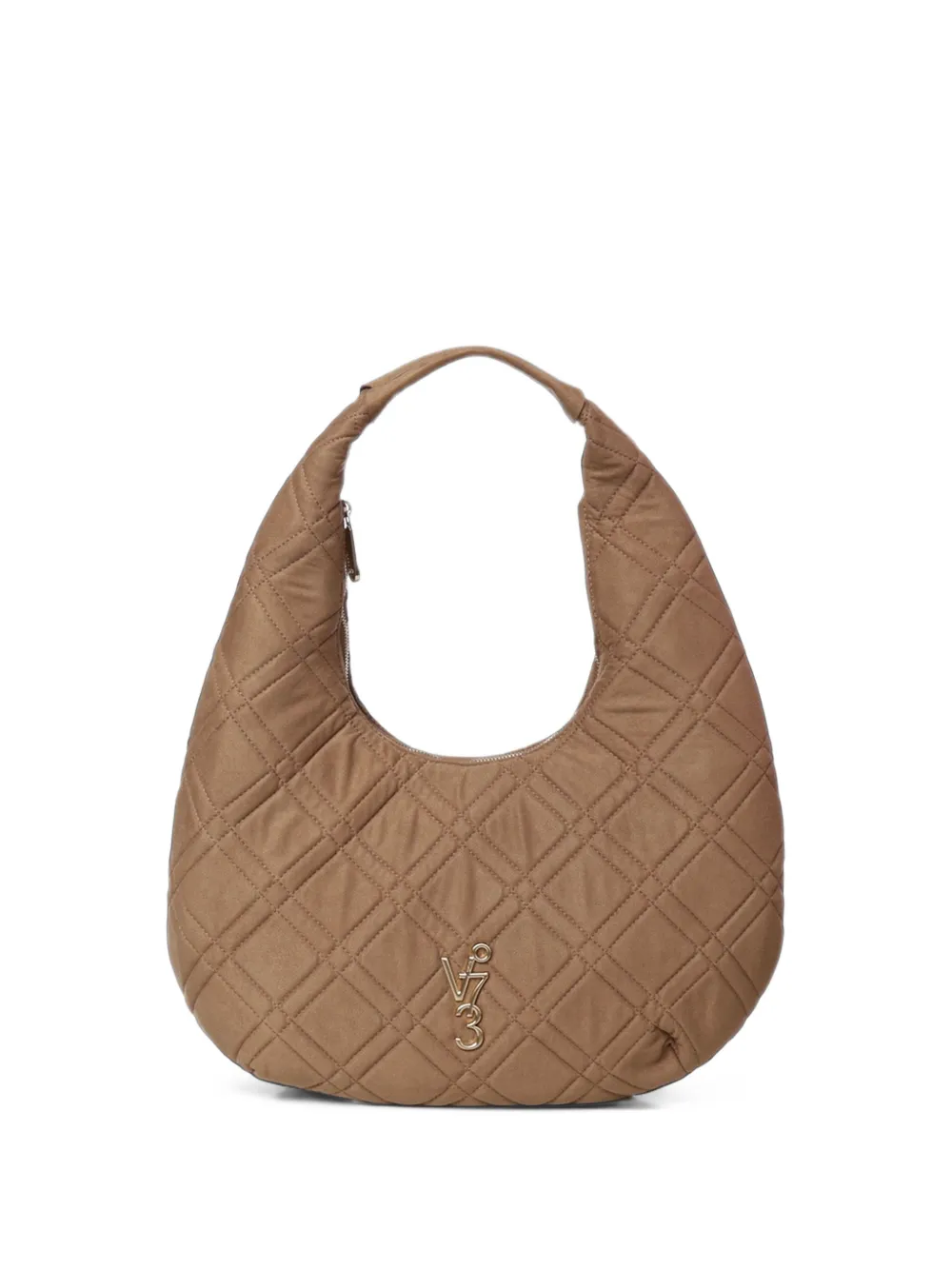 V°73 Jasper quilted shoulder bag - Toni neutri