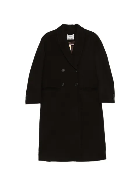 Low Classic double-breasted shawl-collar coat
