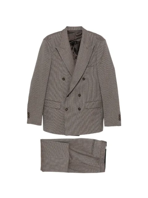 MARSEM costume croisé à carreaux