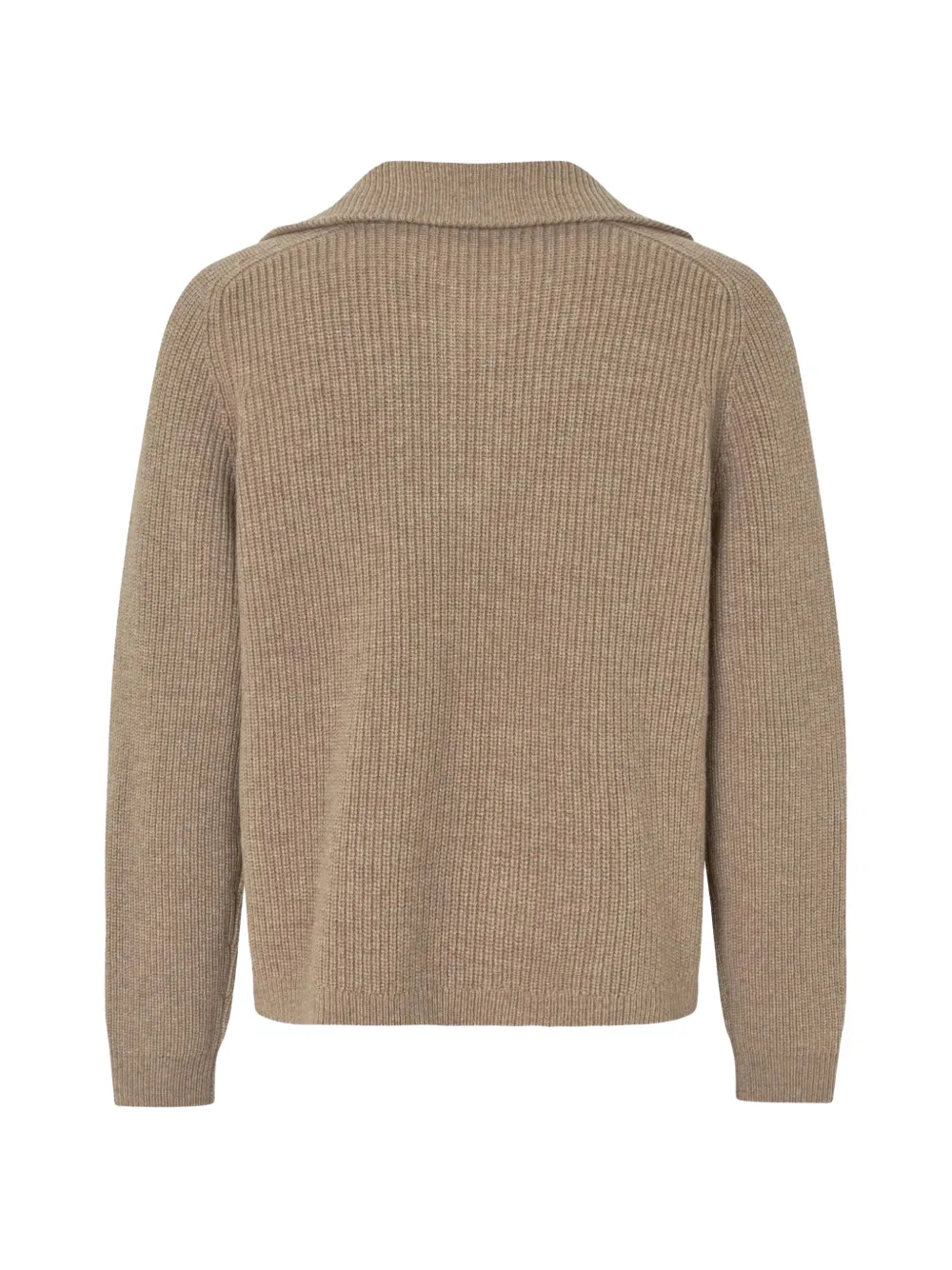 SAMSOE Sarick half-zip sweater Beige