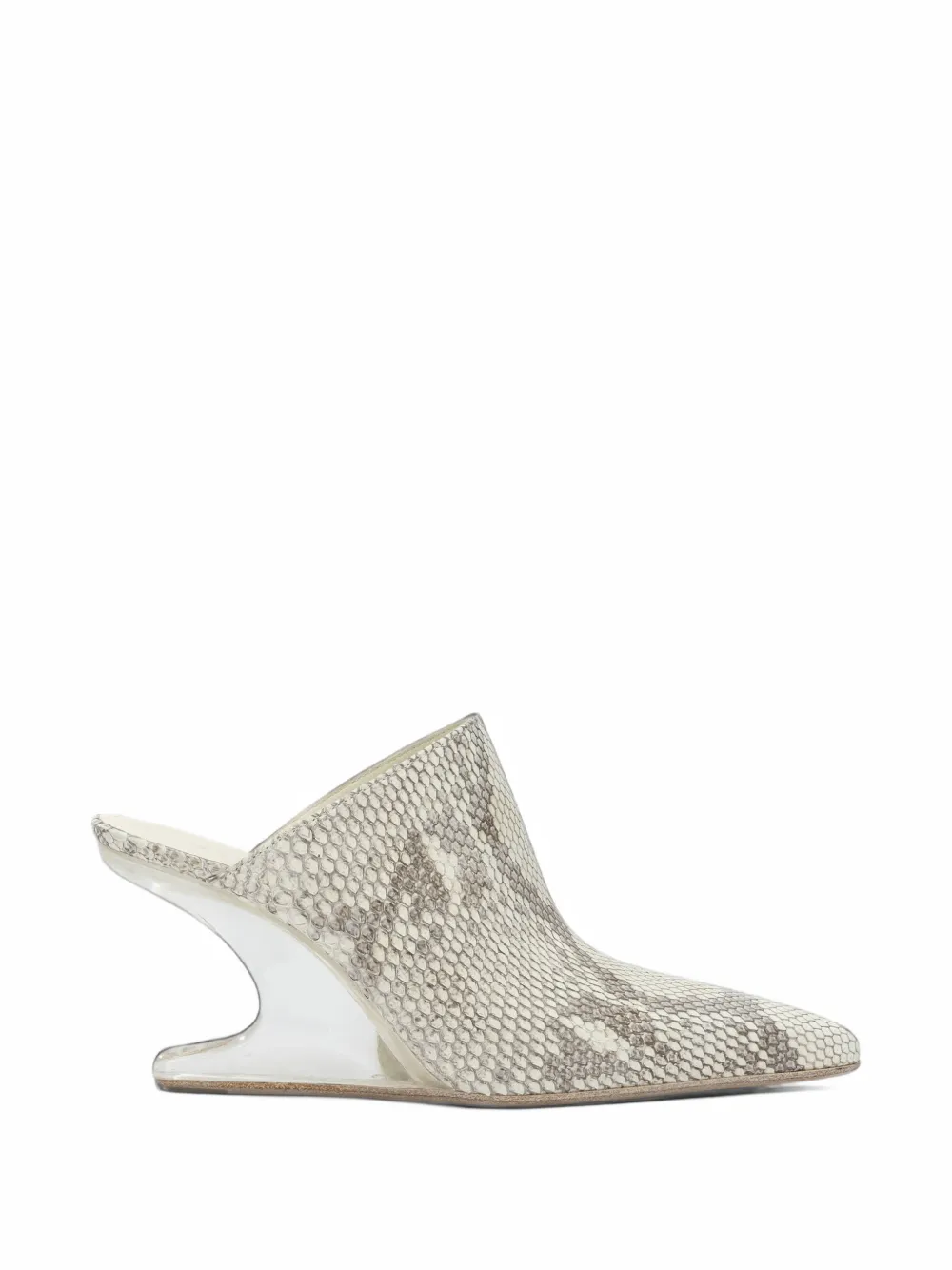 Rick Owens Cantilever 8 mule sharp - Tons neutres Rick Owens Cantilever 8 mule sharp - Tons neutres