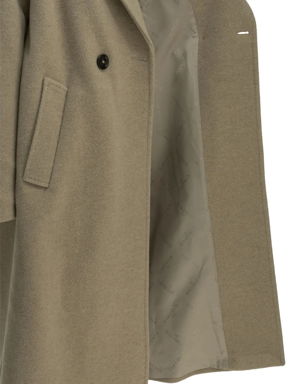 Circolo 1901 Jas met dubbele rij knopen Beige
