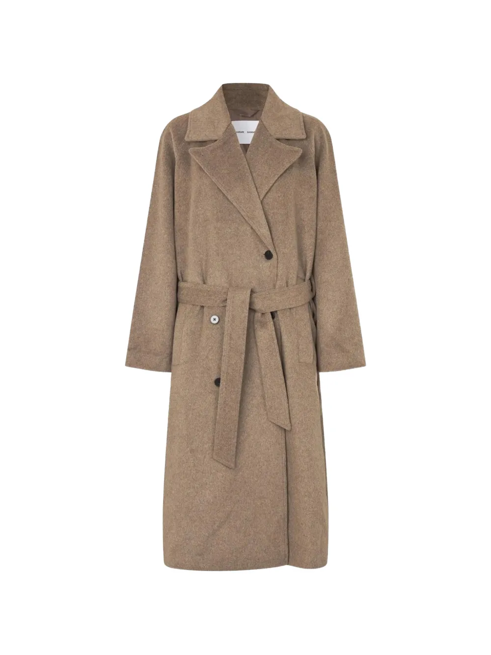 SAMSOE SAMSOE Sahannen double-breasted coat - Neutrals