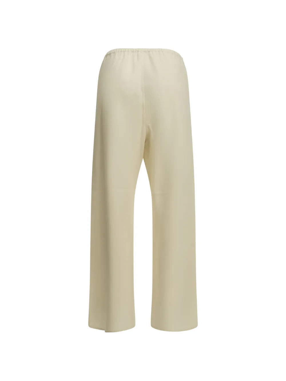 Almada Label Bea broek met elastische tailleband Beige