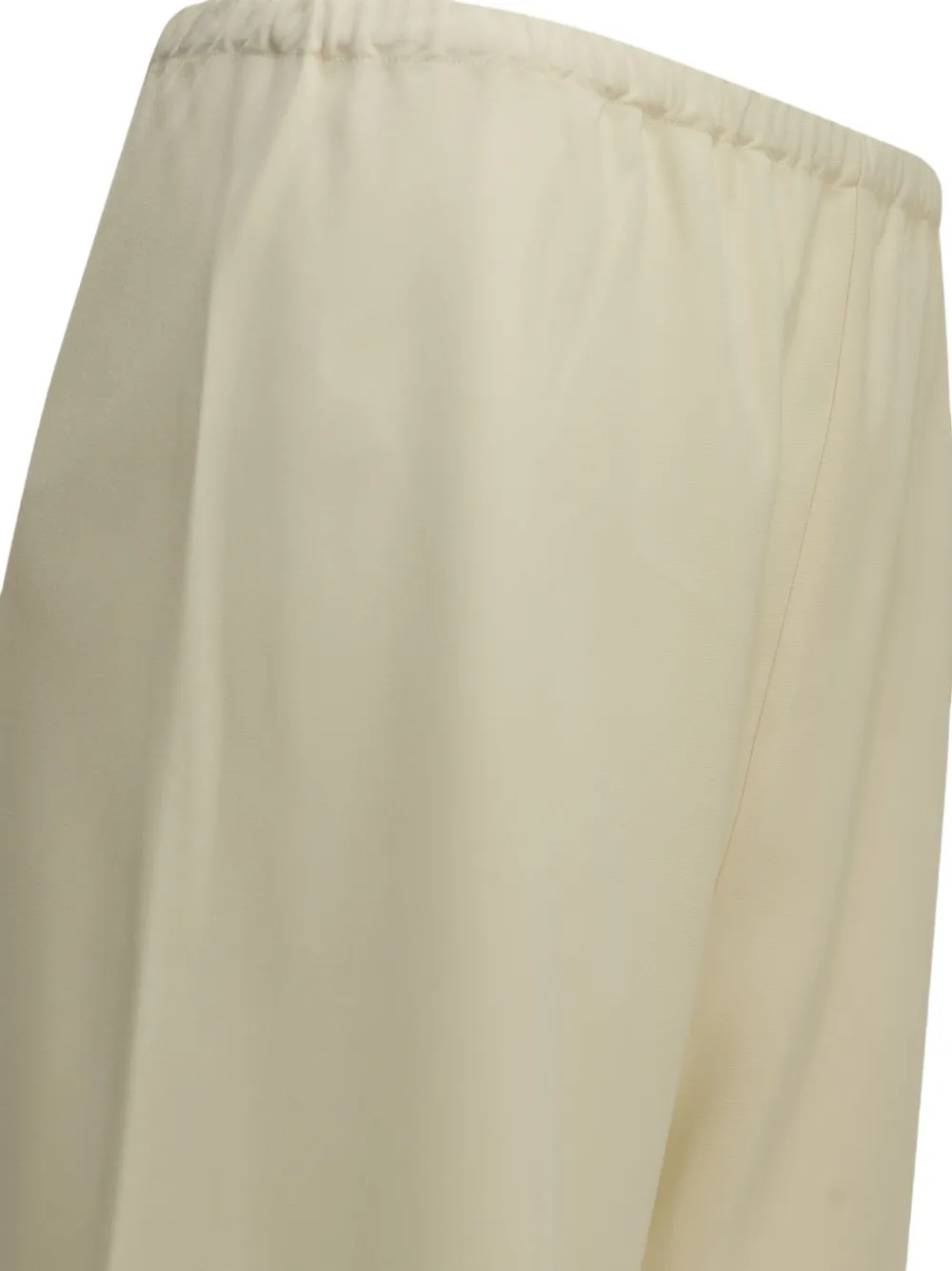 Almada Label Bea broek met elastische tailleband Beige
