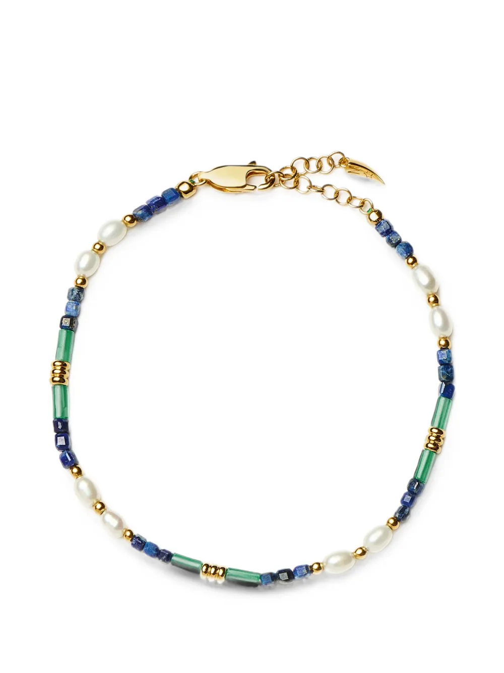 Missoma Bracciale con perline e pietre preziose - Oro