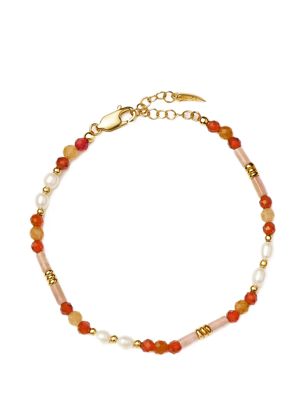 Missoma Bracciale con perline - Toni neutri