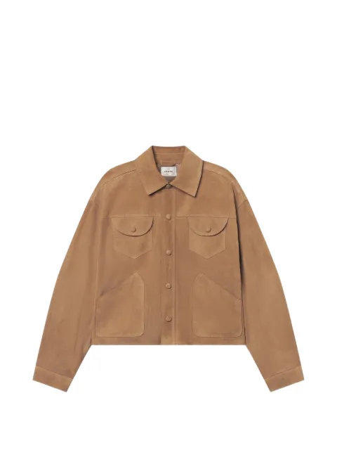 FRAME suede utility jacket
