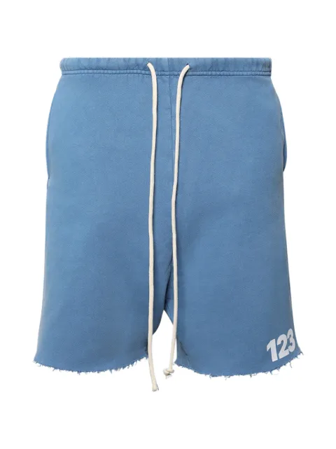 RIVINGTON ROI REBIS Uso 123 Gymbag raw-edge shorts