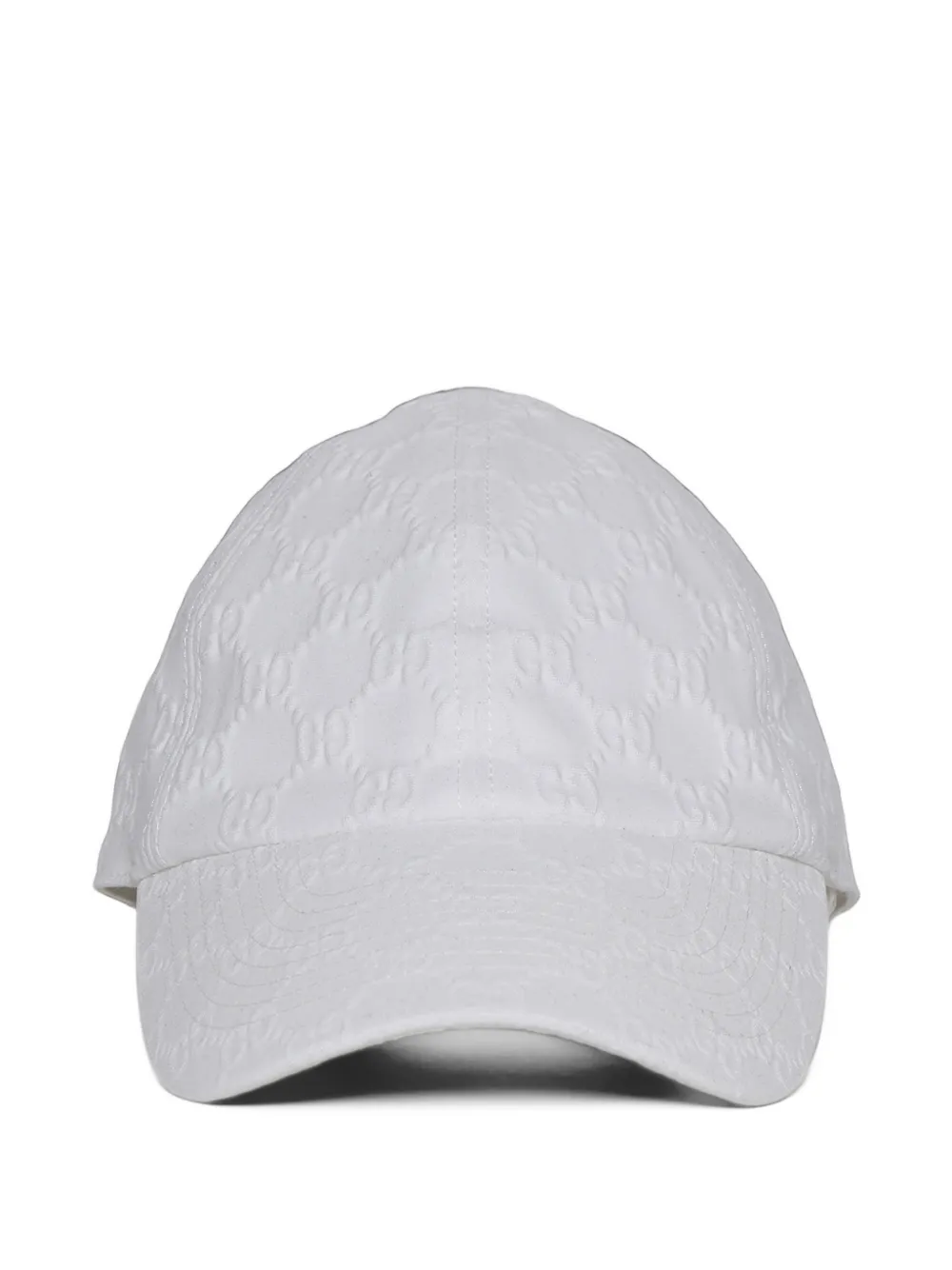 Gucci embossed GG baseball cap Wit