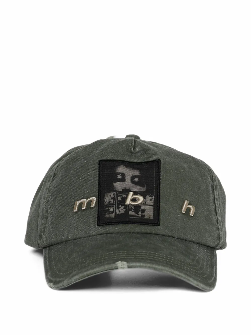 MISBHV M B H 1995 logo-patch distressed baseball cap Groen