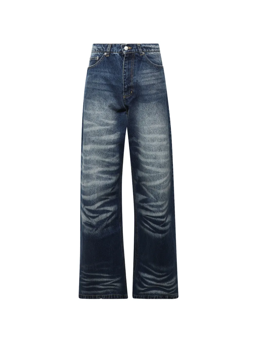 Natasha Zinko faded baggy jeans Blauw
