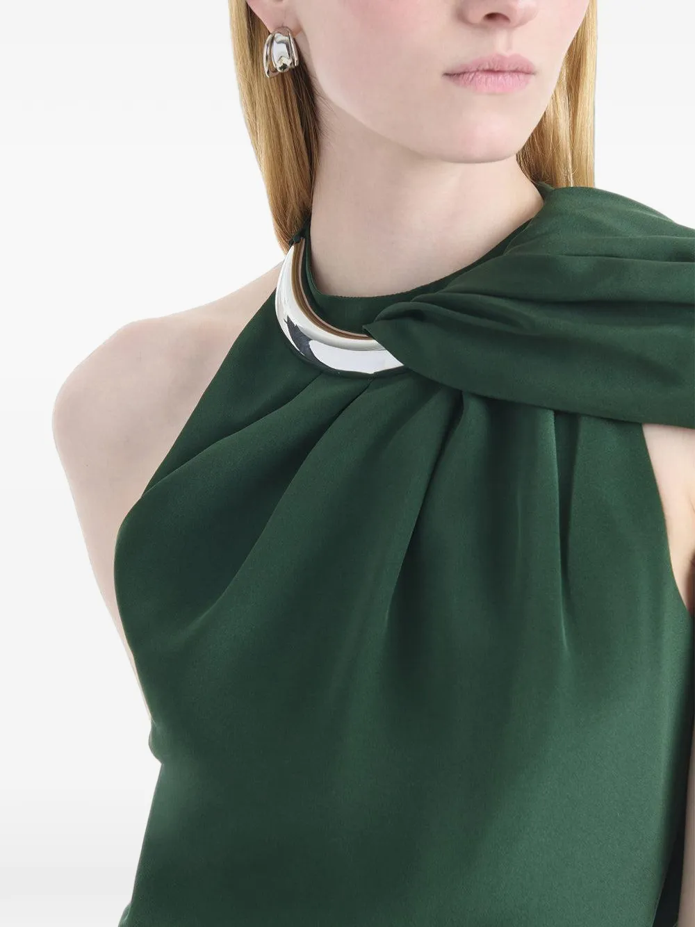 Altuzarra Crawford off-the-shoulder maxi dress Groen