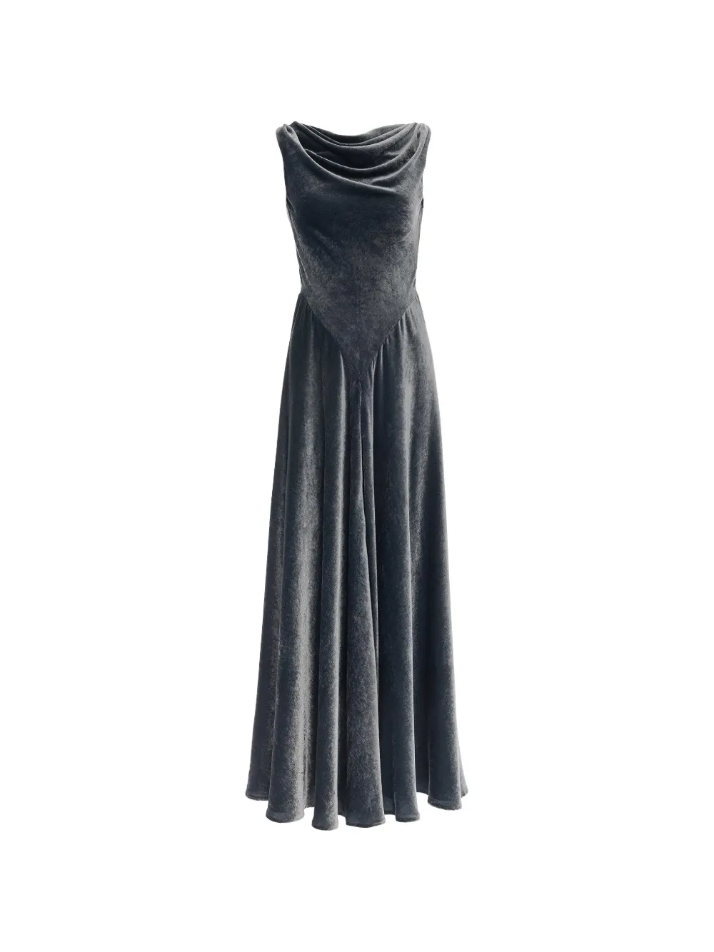 Altuzarra Drina velvet maxi dress - Blue