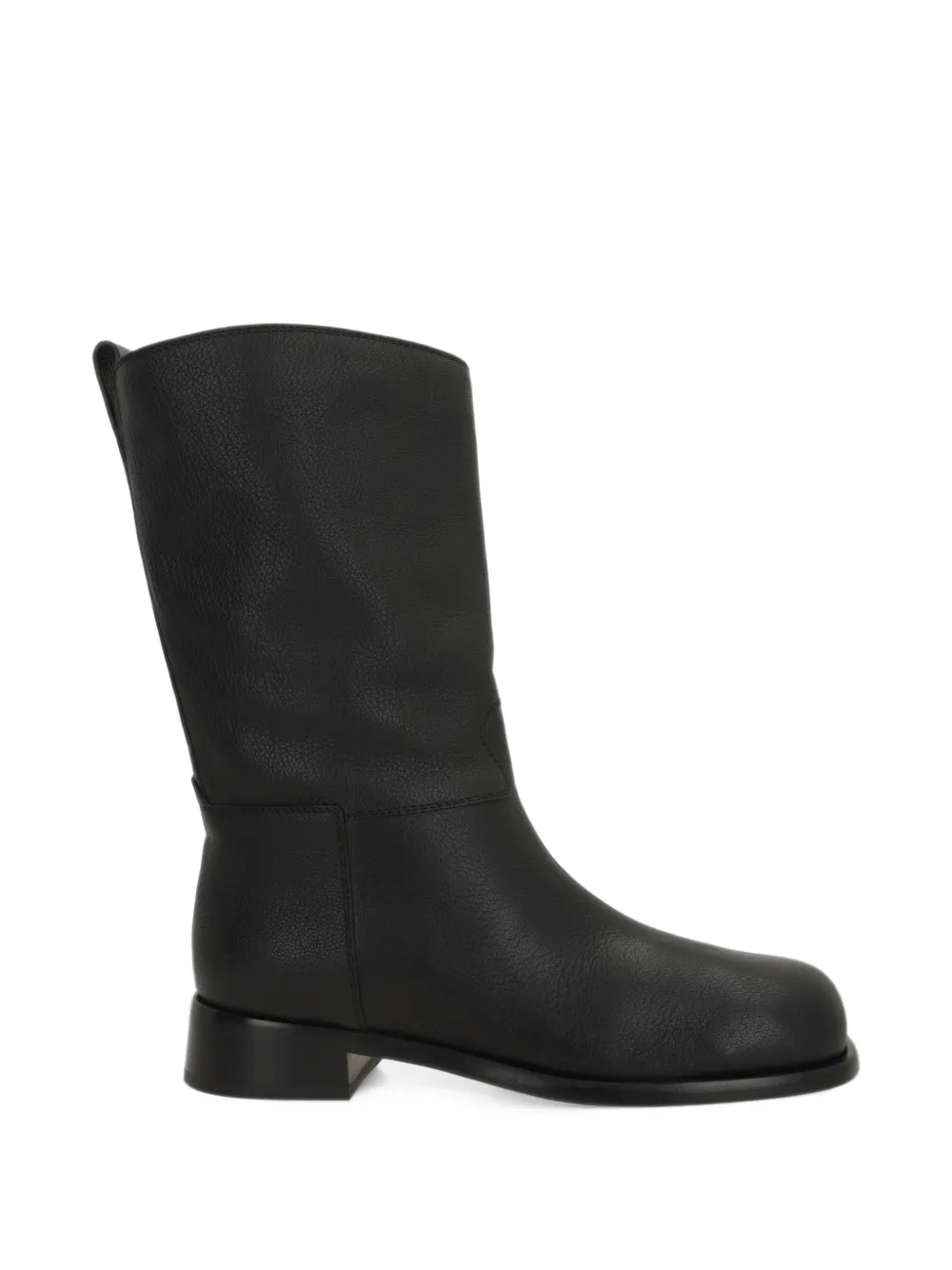 Sergio Rossi grained leather boots - Schwarz