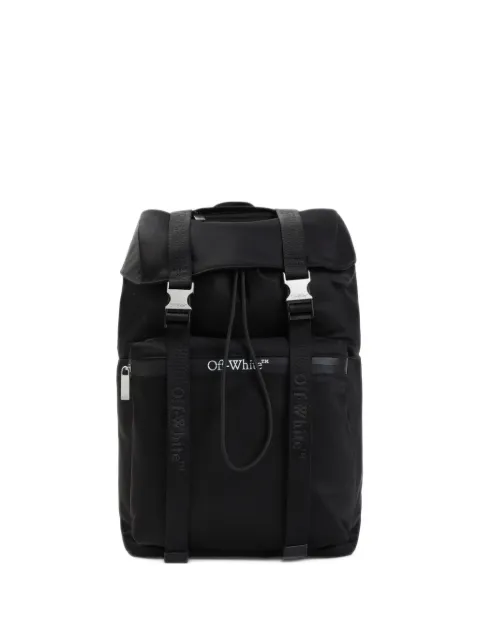 Off-White logo-print buckle-fastening backpack