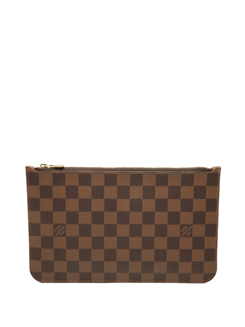 Louis Vuitton Pre-Owned 2014 Damier Ebene Neverfull MM pouch - Braun