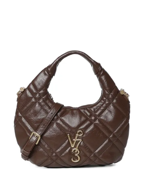 V°73 Diaspro quilted logo-plaque tote bag