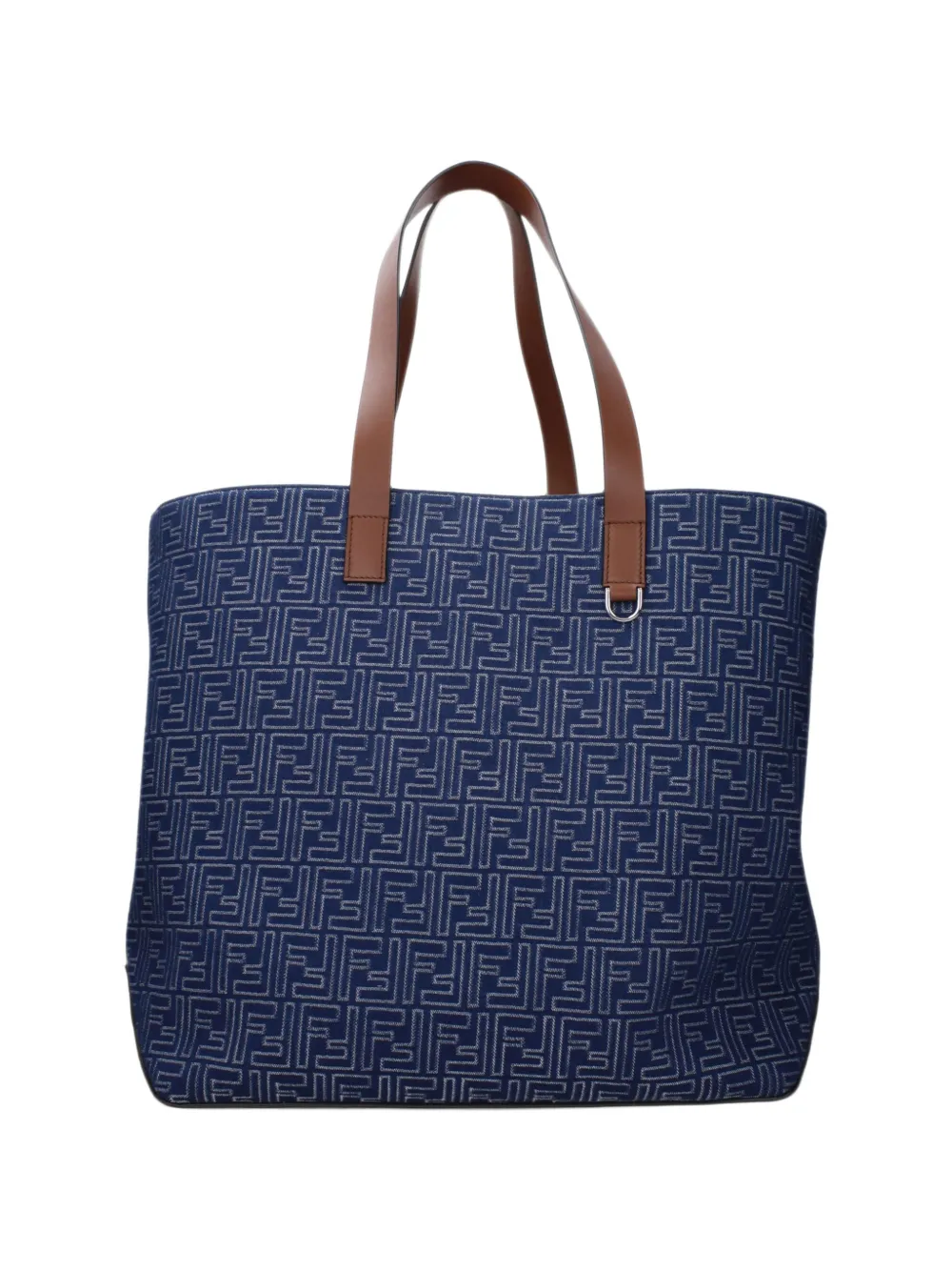 FENDI FF monogram tote bag Blauw