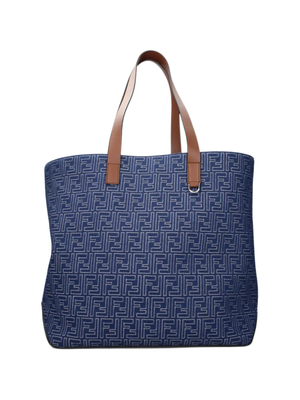 FENDI FF monogram tote bag - Blu