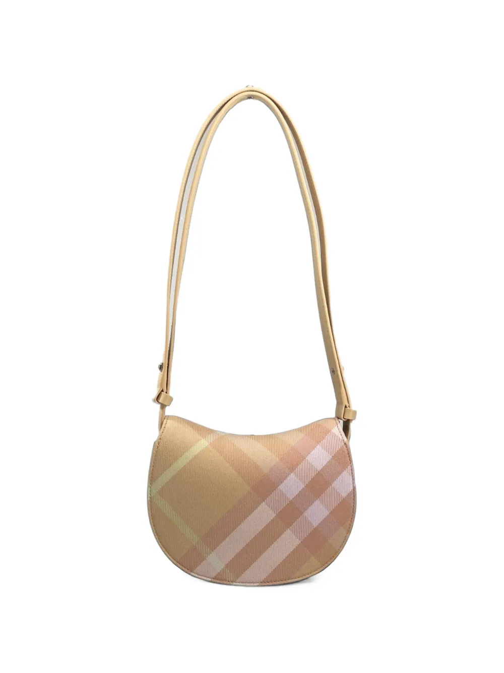 Burberry Rocking Horse geruite crossbodytas Beige